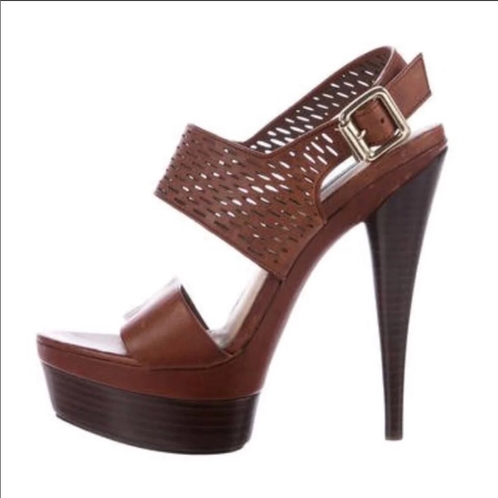 Rachel Zoe beau platform leather heels